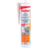 fischer Silicona de construcción DBSA TP 310ml, sellador transparente