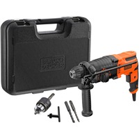 BLACK+DECKER Martillo perforador BEHS01K-QS negro/Naranja