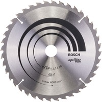 Bosch ‎2608640438 hoja de sierra circular 25,4 cm 1 pieza(s) Madera, 25,4 cm, Bosch, 649 g, 1 pieza(s)