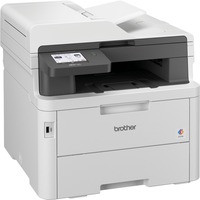 Brother MFC-L3740CDW impresora multifunción LED A4 600 x 2400 DPI 18 ppm Wifi, Impresora multifuncional gris claro, LED, Impresión a color, 600 x 2400 DPI, A4, Impresión directa, Negro, Blanco