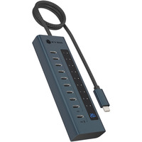 ICY BOX 61171, Hub USB antracita