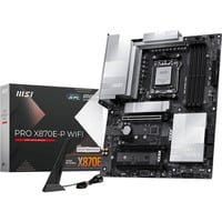 MSI PRO X870E-P WIFI placa base AMD X870E Zócalo AM5 ATX negro, AMD, Zócalo AM5, AMD Ryzen 7000 Series, AMD Ryzen 8000 Series, AMD Ryzen 9000 Series, Zócalo AM5, DDR5-SDRAM, 256 GB