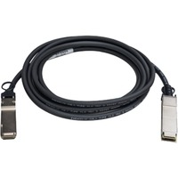 QNAP CAB-NIC40G30M-QSFP Cable de fibra óptica e InfiniBand 3 m QSFP+ Negro negro, 3 m, QSFP+, QSFP+, Macho/Macho