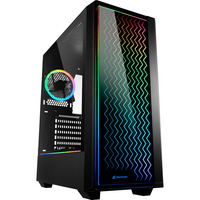 Sharkoon RGB LIT 200 Reacondicionado, Cajas de torre negro