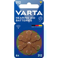 VARTA Pila para audífonos Zinc Air 312, PR41, Batería 