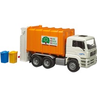 bruder MAN TGA camión de basura con cargador trasero, Automóvil de construcción 