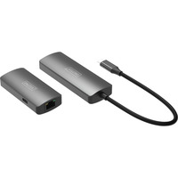 Digitus Extensor de video 4K USB-C > HDMI, 30 metros, Alargador de HDMI negro