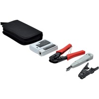 Digitus Juego de herramientas de red DN-94022, Herramienta de pelado / decapado negro