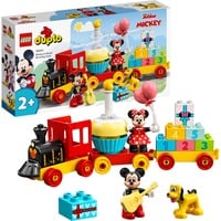 LEGO DUPLO Disney Tren de Cumpleaños de Mickey y Minnie, Juegos de construcción Juego de construcción, 2 año(s), Plástico, 22 pieza(s), 430 g