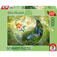 Schmidt Spiele Silvia Christoph: Yin & Yang en el bosque de los colibríes, Puzzle 