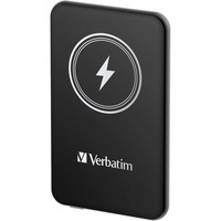 Verbatim Charge 'n' Go Polímero de litio 5000 mAh Cargador inalámbrico Negro, Banco de potencia negro, 5000 mAh, Polímero de litio, Quick Charge 3.0, Cargador inalámbrico, Negro