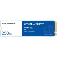 WD WD Blue SN570 M.2 250 GB PCI Express 3.0 NVMe, Unidad de estado sólido azul/blanco, 250 GB, M.2, 3300 MB/s