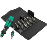 Wera Kraftform Kompakt 71 Security, 32 piezas, Llave de tubo negro/Verde