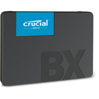 Crucial BX500 2.5" 1000 GB SATA 3D NAND, Unidad de estado sólido negro, 1000 GB, 2.5", 540 MB/s, 6 Gbit/s