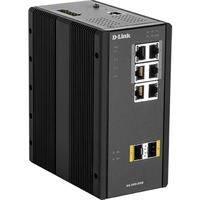 D-Link DIS‑300G‑8PSW Gestionado L2 Gigabit Ethernet (10/100/1000) Energía sobre Ethernet (PoE) Negro, Interruptor/Conmutador Gestionado, L2, Gigabit Ethernet (10/100/1000), Bidireccional completo (Full duplex), Energía sobre Ethernet (PoE), Montaje de pared