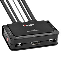 Lindy 42344, Switch KVM negro