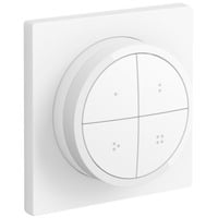 Philips Hue Hue tap switch, Botón blanco, Philips Hue tap switch, Inalámbrico, Blanco, Pared, IP20, Plástico, IP20