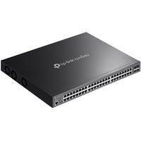 TP-Link Omada SG3452XP switch Gestionado L2+ Gigabit Ethernet (10/100/1000) Energía sobre Ethernet (PoE) 1U Negro, Interruptor/Conmutador Gestionado, L2+, Gigabit Ethernet (10/100/1000), Energía sobre Ethernet (PoE), Montaje en rack, 1U