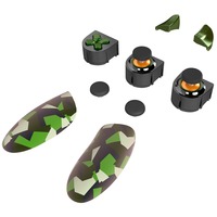 Thrustmaster 4460186 accesorio de controlador de juego Kit de piezas de repuesto, Conjunto verde/Camuflaje, Xbox One, Xbox Series S, Xbox Series X, Kit de piezas de repuesto, Negro, Verde, Blanco, Thrustmaster, China, 43 mm