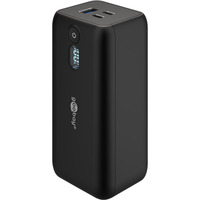 goobay Powerbank para portátil 20.000 mAh con Power Delivery, Banco de potencia negro