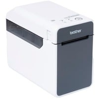 Brother TD-2125N impresora de etiquetas Térmica directa 203 x 203 DPI 152,4 mm/s Alámbrico Ethernet blanco/Gris, Térmica directa, 203 x 203 DPI, 152,4 mm/s, Alámbrico, Negro, Blanco