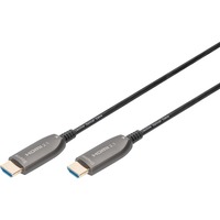 Digitus AK-340107-150-S, Cable negro