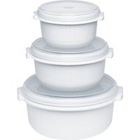 Emsa 459061200 recipiente de almacenar comida Blanco 3 pieza(s), Caja blanco, Blanco, Alemania, 190 mm, 200 mm, 250 mm, 370 g