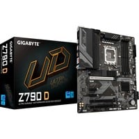 GIGABYTE Z790 D Placa base - Soporta CPUs Intel Core de 14ª generación, VRM digital de 12+1+1 fases, hasta 7600MHz DDR5 (OC), 3xPCIe 4.0 M.2, LAN de 2.5GbE, USB 3.2 Gen 2 VRM digital de 12+1+1 fases, hasta 7600MHz DDR5 (OC), 3xPCIe 4.0 M.2, LAN de 2.5GbE, USB 3.2 Gen 2, Intel, LGA 1700, Intel® Celeron®, Intel® Core™ i3, Intel® Core™ i5, Intel® Core™ i7, Intel® Core™ i9,..., LGA 1700, 192 GB, DDR5-SDRAM