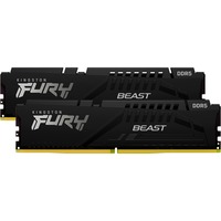 Kingston FURY FURY Beast 32GB 6800MT/s DDR5 CL34 DIMM (Kit of 2) Black EXPO, Memoria RAM negro, 32 GB, 2 x 16 GB, DDR5, 288-pin DIMM, Negro