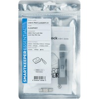 SMARTKEEPER ESSENTIAL USB-C Port Lock (CL04) + Lock Key Mini (U04), Cerradura insertable 
