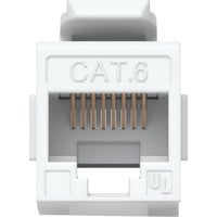 Ubiquiti Acoplador Keystone Cat.6, paquete de 12, Embrague blanco