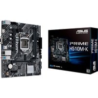 ASUS PRIME H510M-K Intel H510 LGA 1200 (Socket H5) micro ATX, Placa base Intel, LGA 1200 (Socket H5), Intel® Celeron®, Intel® Core™ i3, Intel® Core™ i5, Intel® Core™ i7, Intel® Core™ i9,..., LGA 1200 (Socket H5), DDR4-SDRAM, 64 GB