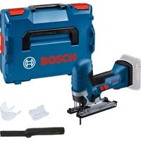 Bosch GST 18V-125 S PROFESSIONAL power jigsaws 3500 spm 1,9 kg, Sierra de calar azul/Negro, Empuñadura cilíndrica, Negro, Azul, Acero inoxidable, -45 - 45°, Aluminio, Acero, Madera, Sin escobillas, 3500 spm