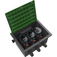 GARDENA 1286-20 pieza y accesorio para sistema de riego valve, Módulo de control gris, valve, Negro, 12 bar, 3 pieza(s)