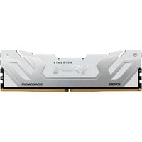 Kingston FURY FURY 24GB 8400MT/s DDR5 CL40 CUDIMM Renegade White XMP, Memoria RAM plateado/blanco, 24 GB, 1 x 24 GB, DDR5, 288-pin DIMM