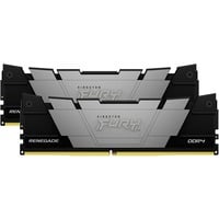 Kingston FURY FURY 32GB 3200MT/s DDR4 CL16 DIMM (Kit de 2) 1Gx8 Renegade Black, Memoria RAM negro/Plateado, 32 GB, 2 x 16 GB, DDR4, 288-pin DIMM