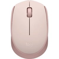 Logitech M171 Ratones, Ratón rosa, Ambidextro, Óptico, RF inalámbrico, Rosa