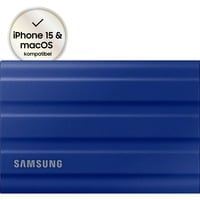 Samsung MU-PE2T0R 2 TB USB Tipo C 3.2 Gen 2 (3.1 Gen 2) Azul, Unidad de estado sólido azul, 2 TB, USB Tipo C, 3.2 Gen 2 (3.1 Gen 2), 1050 MB/s, Protección mediante contraseña, Azul