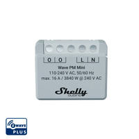 Shelly Shelly Wave PM Mini Z-Wave, Relé gris