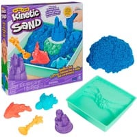 Spin Master Kinetic Sand - Set Sandbox: con Arenero, 454 g de Arena Mágica Azul y 4 Accesorios - Kit Manualidades Niños - 6067478 - Juguetes Niños 3 Años +, Juego de arena Kinetic Sand - Set Sandbox: con Arenero, 454 g de Arena Mágica Azul y 4 Accesorios - Kit Manualidades Niños - 6067478 - Juguetes Niños 3 Años +, Arena kinética infantil, 3 año(s), No tóxico, Azul