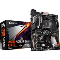 GIGABYTE Placa base A520 AORUS ELITE - Compatible con procesadores AMD Ryzen serie 5000 AM4, VRM digital puro de 5+3 fases, hasta 4733MHz DDR4 (OC), PCIe 3.0 x4 M.2, LAN GbE, USB 3.2 Gen2 VRM digital puro de 5+3 fases, hasta 4733MHz DDR4 (OC), PCIe 3.0 x4 M.2, LAN GbE, USB 3.2 Gen2, AMD, Zócalo AM4, AMD Ryzen 3000 Series, Zócalo AM4, DDR4-SDRAM, 128 GB