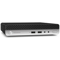 HP EliteDesk 800 G4 DM reacondicionado, Mini-PC  negro/Plateado