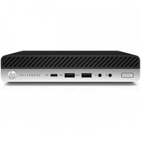 HP EliteDesk 800 G4 DM reacondicionado, Mini-PC  negro/Plateado