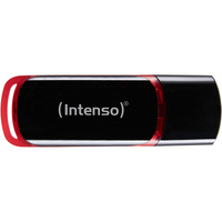 Intenso 32GB USB2.0 unidad flash USB USB tipo A 2.0 Negro, Rojo, Lápiz USB negro/Rojo, 32 GB, USB tipo A, 2.0, 28 MB/s, Tapa, Negro, Rojo