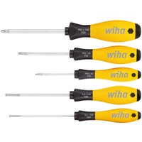 Wiha Juego de destornilladores SoftFinish ESD, 5 piezas amarillo/Negro