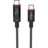 Ansmann USB 2.0 Kabel, USB-C Stecker > USB-C Stecker, Cable antracita