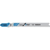 Bosch 2 608 631 965 Jigsaw blade Acero de alta velocidad (HSS) 100pieza(s) hoja de sierra de calar, sierra de marquetería y sierra reciprocante Jigsaw blade, Acero de alta velocidad (HSS), 9,2 cm, 100 pieza(s)