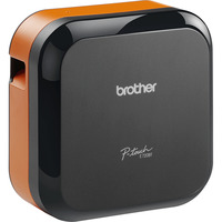 Brother P-touch E720BT CUBE Pro, Impresora de etiquetas negro/Naranja