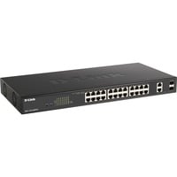 D-Link DGS-1100-26MPV2/E switch Gestionado L2 Gigabit Ethernet (10/100/1000) Energía sobre Ethernet (PoE) Negro, Interruptor/Conmutador Gestionado, L2, Gigabit Ethernet (10/100/1000), Bidireccional completo (Full duplex), Energía sobre Ethernet (PoE), Montaje en rack