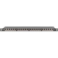 Digitus DN-91624S-SL-SH, Patch Panel negro